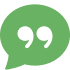 green chat bubble